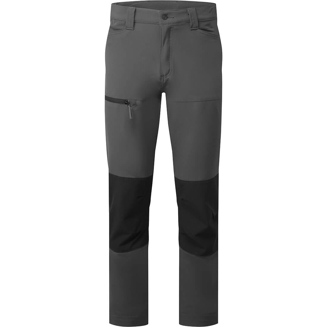 Portwest WX2 Eco Stretch Service Trousers in Metal Grey, image 3