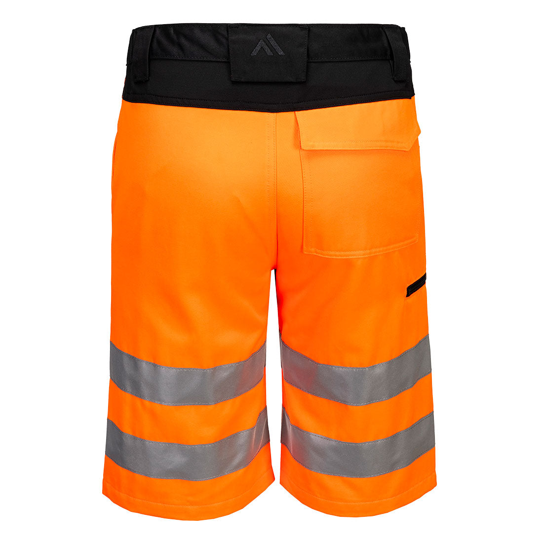 Portwest CD899 WX2 Eco Hi-Vis Shorts in Orange/Black, back view