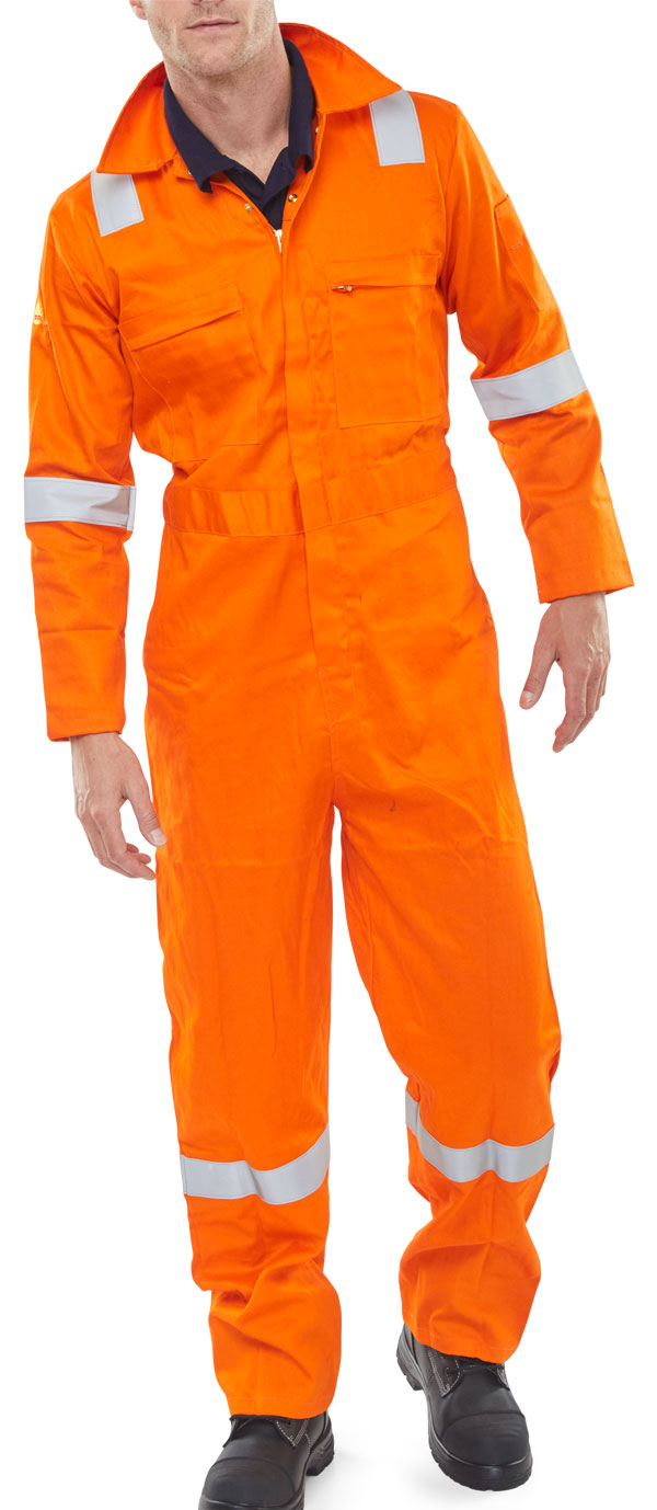 Click Beeswift Burgan Fire Retardant Anti-Static Boilersuit, image 2