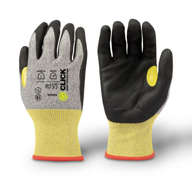 Click Beeswift Hand Protection Nitrile Foam 18G Cut F Glove, main product image