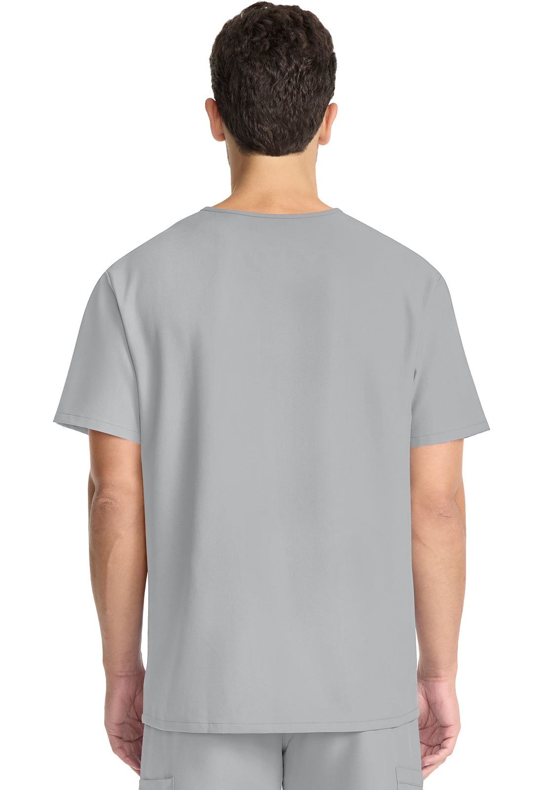 Cherokee CKE00014A Unisex V-neck Top - Grey (back)