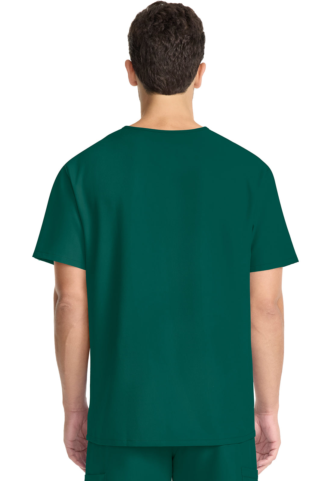 Cherokee CKE00014A Unisex V-neck Top - Hunter Green (back)