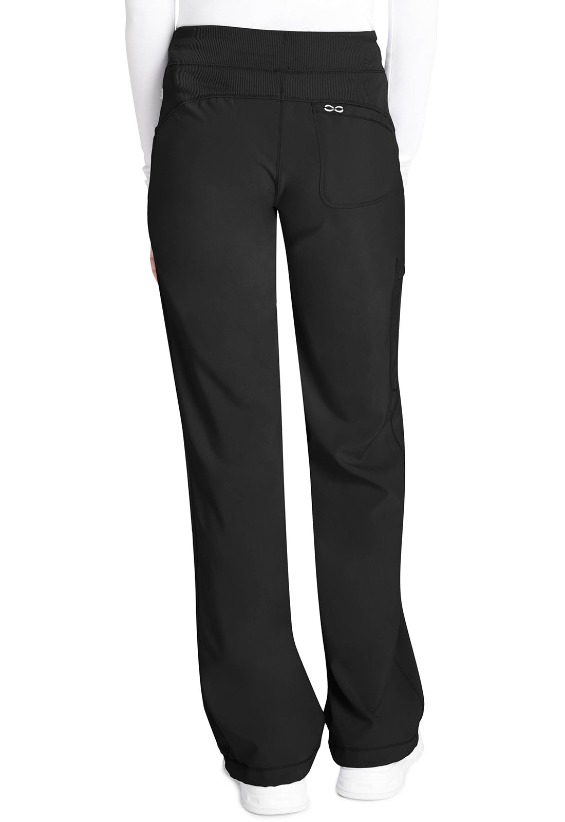 Cherokee CKE1123A Straight Leg Drawstring Pant - Black (back)