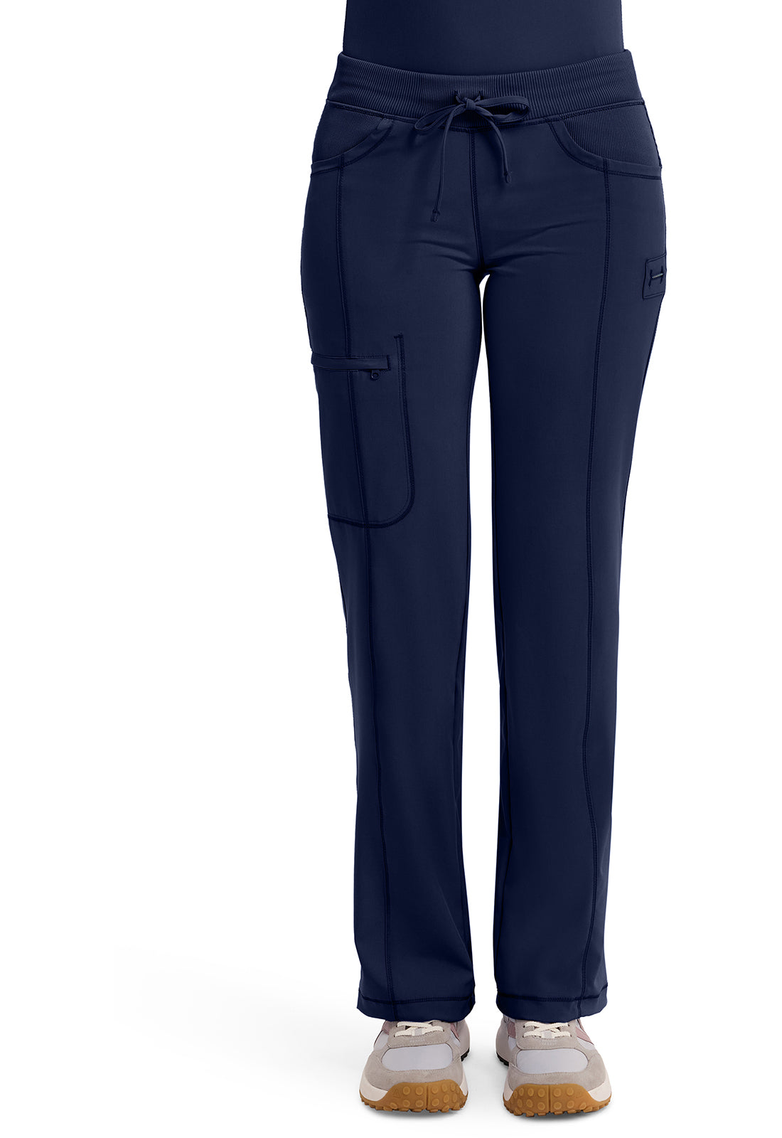 Cherokee CKE1123A Straight Leg Drawstring Pant - Navy (front)