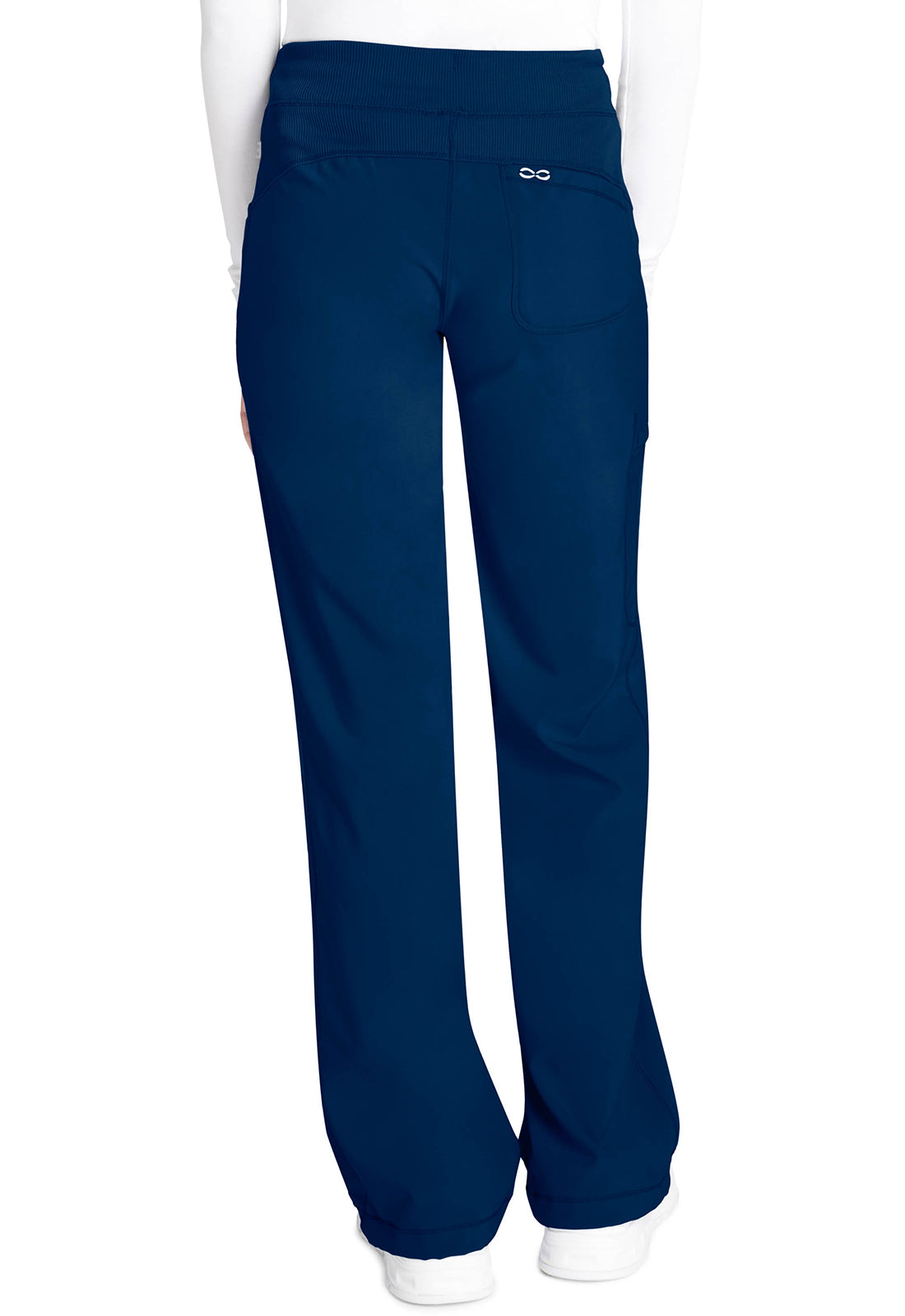 Cherokee CKE1123A Straight Leg Drawstring Pant - Navy (back)
