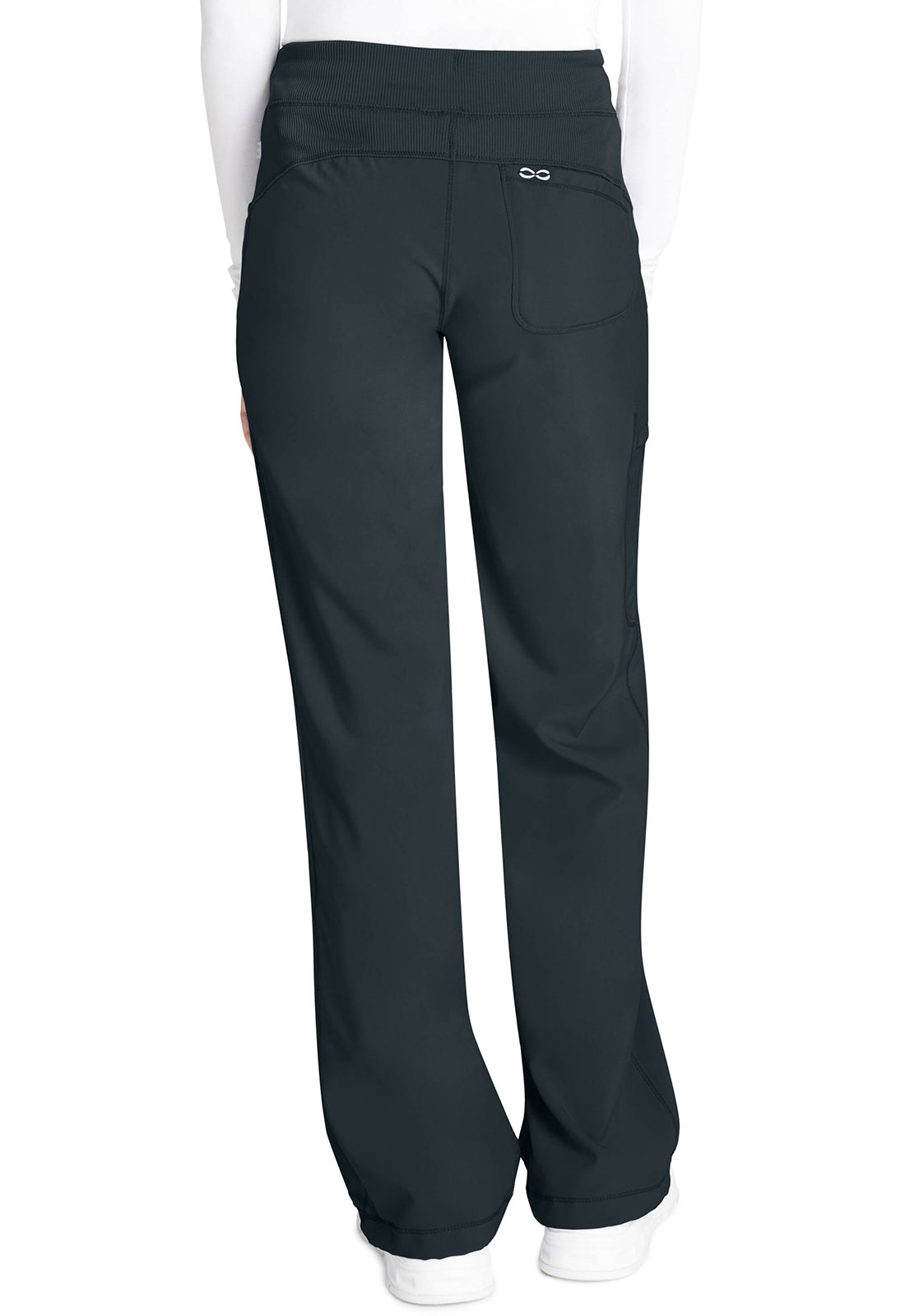 Cherokee CKE1123A Straight Leg Drawstring Pant - Pewter (back)
