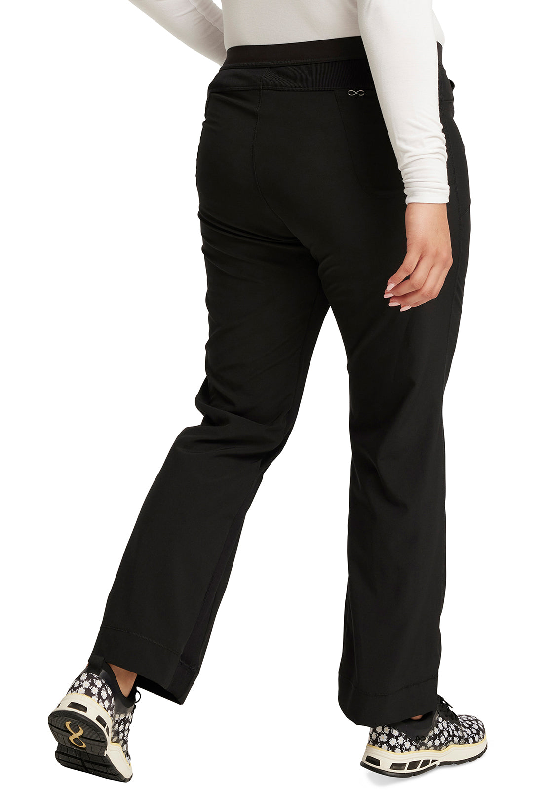 Cherokee CKE1124AP Low Rise Slim Pull-On Pant - Black (back)