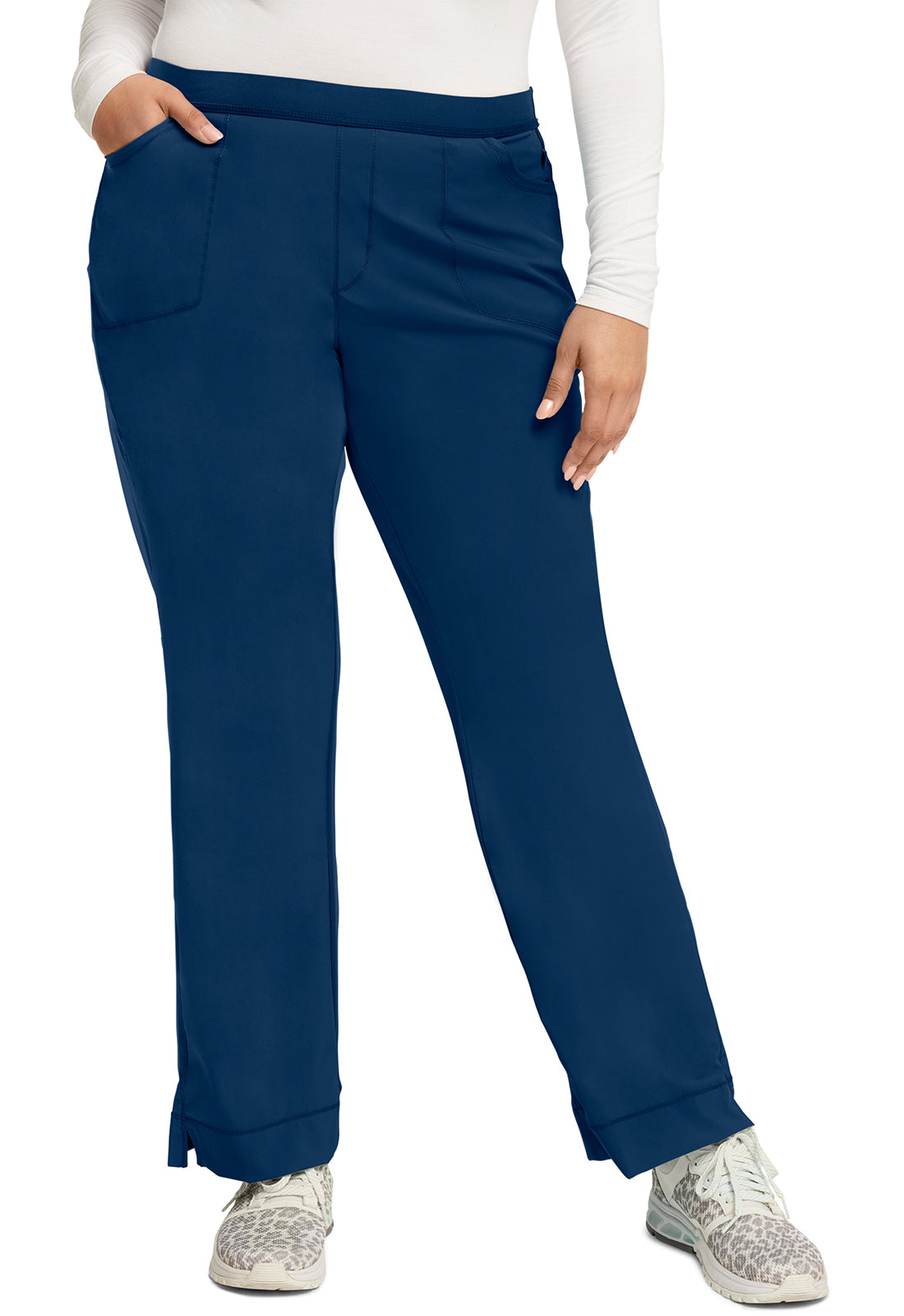 Cherokee CKE1124AP Low Rise Slim Pull-On Pant - Navy (front)