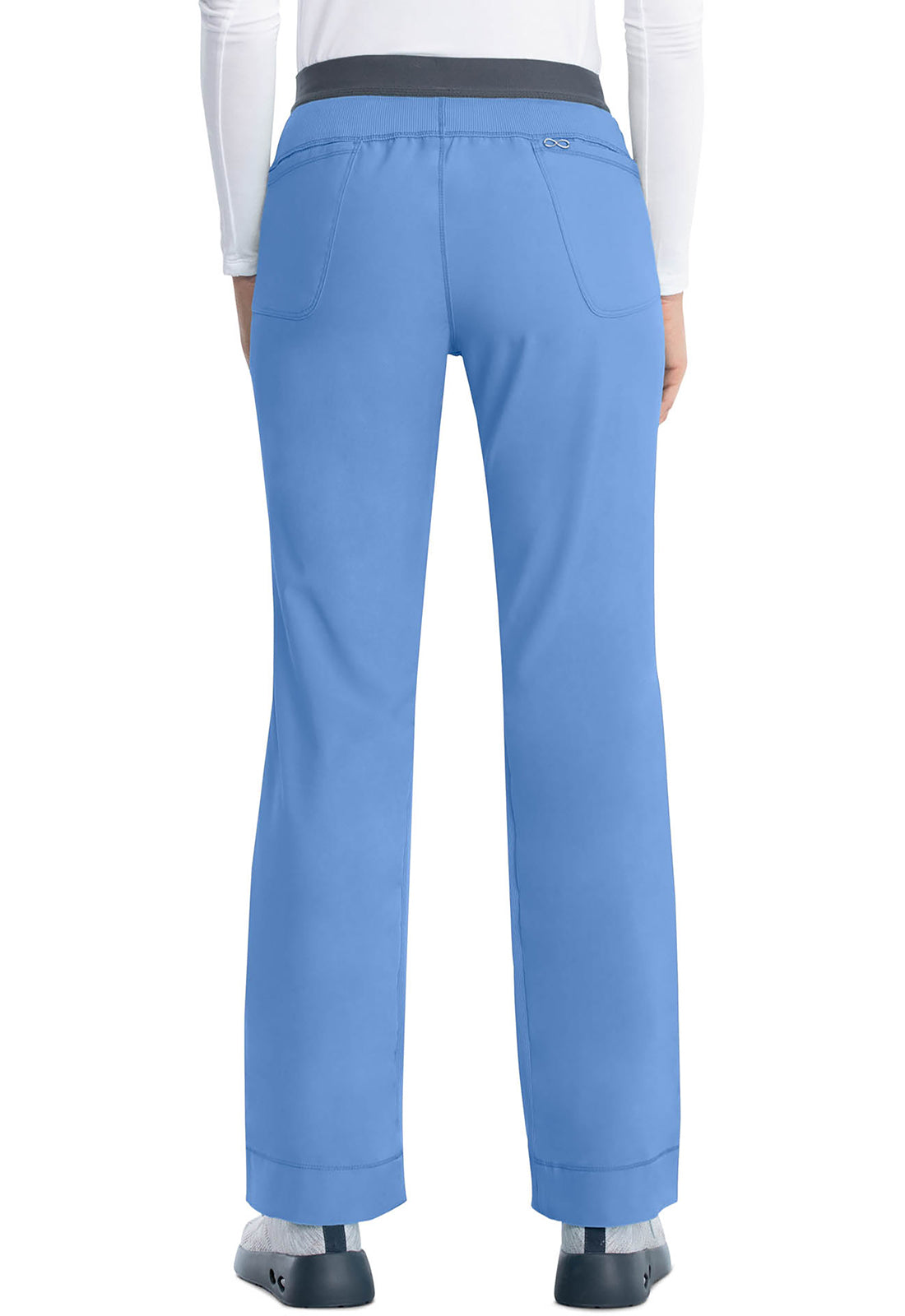 Cherokee CKE1124A Slim Pull-On Pant - Ciel (back)
