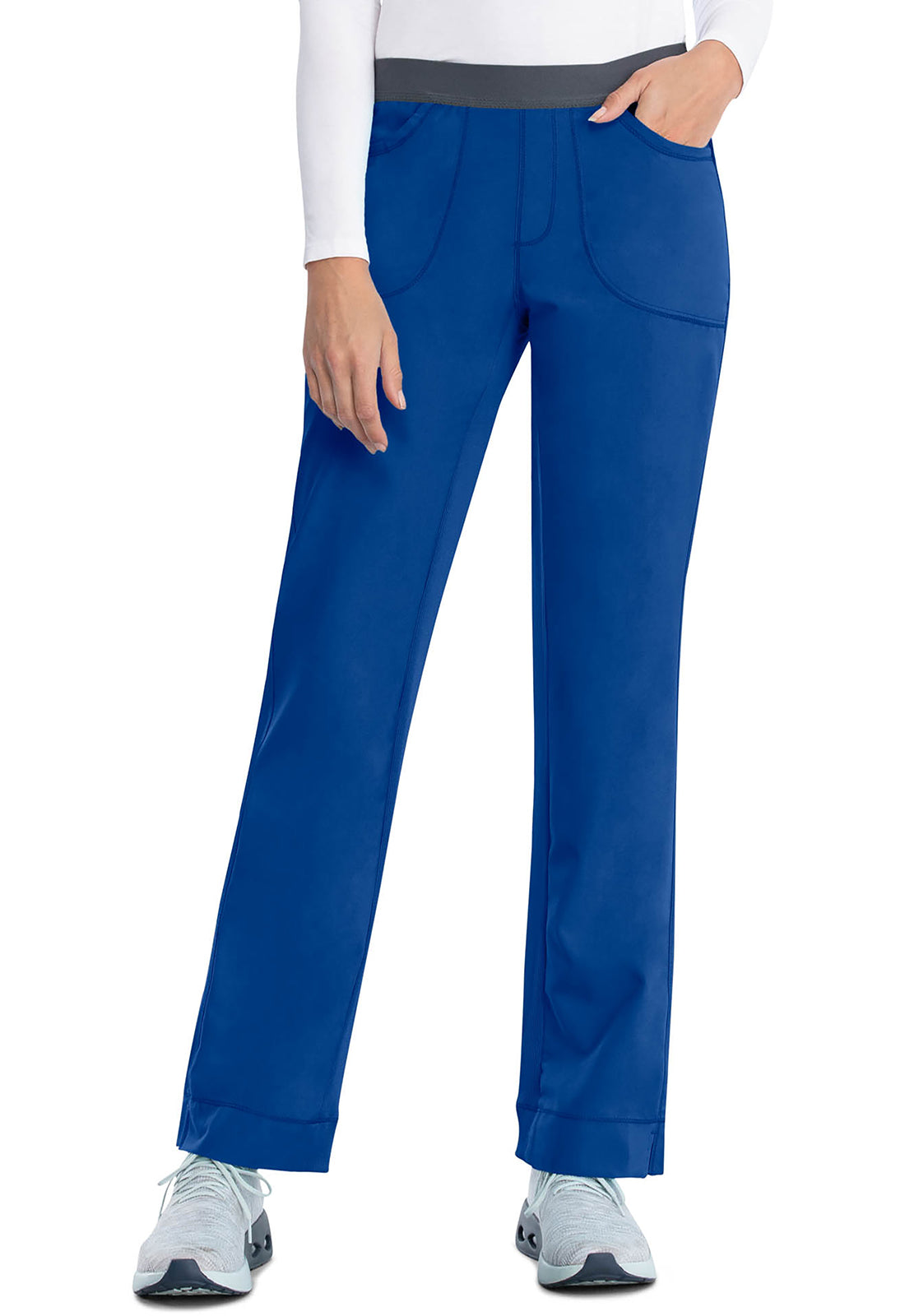 Cherokee CKE1124A Slim Pull-On Pant - Galaxy Blue (front)