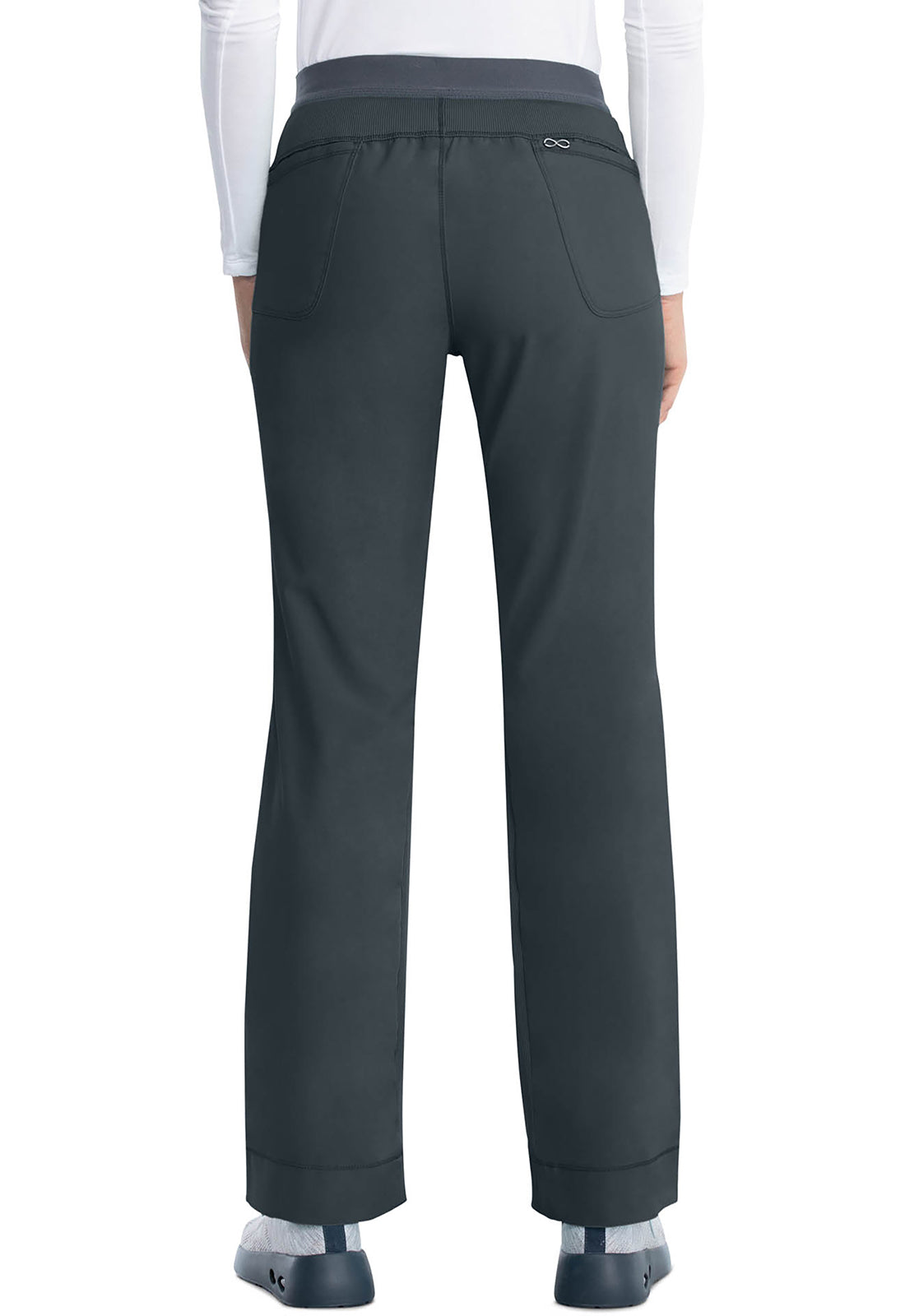 Cherokee CKE1124A Slim Pull-On Pant - Pewter (back)