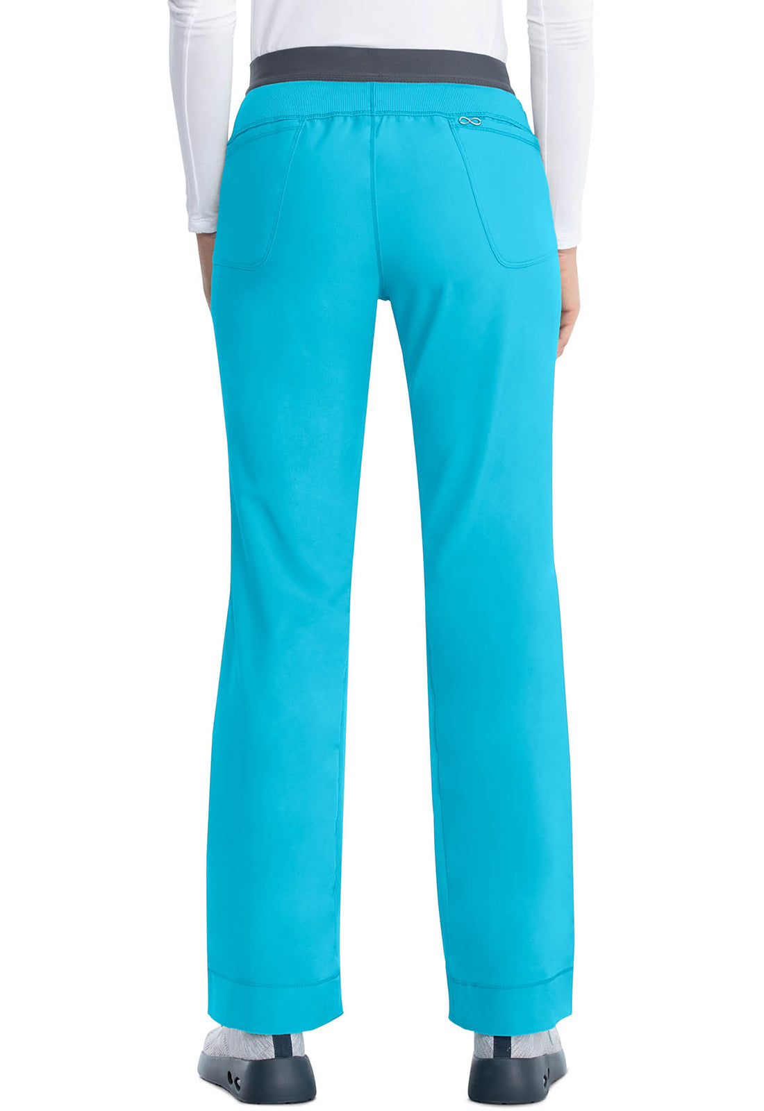 Cherokee CKE1124A Slim Pull-On Pant - Turquoise (back)