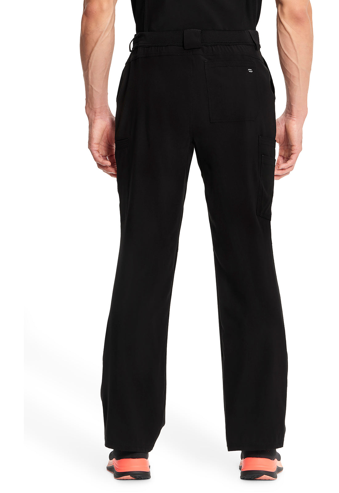 Cherokee CKE200AS Men's Fly Front Pant - Black (back)