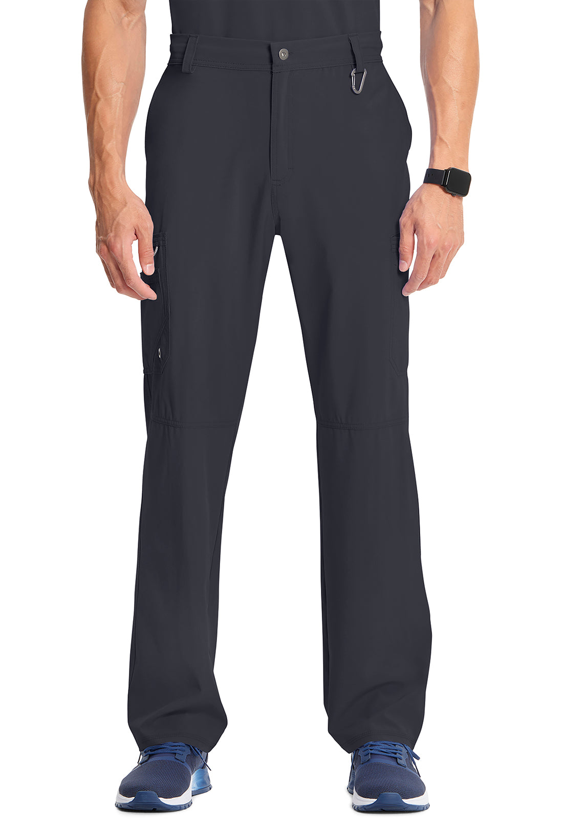 Cherokee CKE200AS Men's Fly Front Pant - Pewter (front)