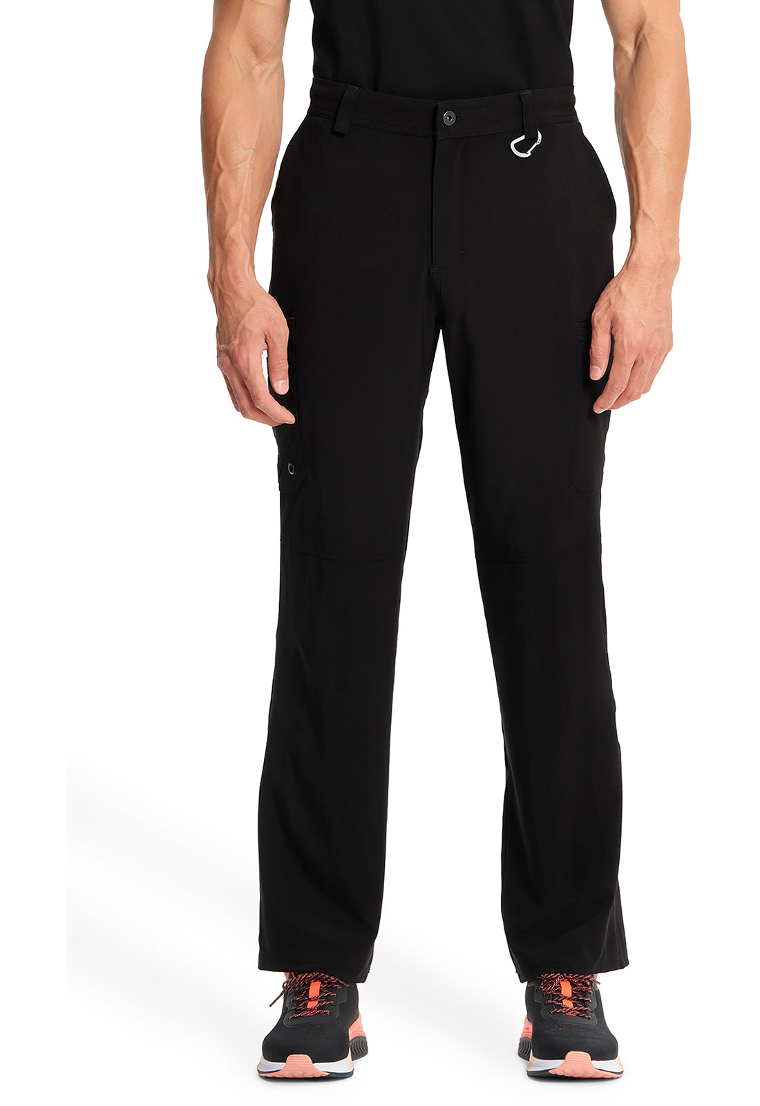 Cherokee CKE200A Men's Fly Front Pant - Black (front)