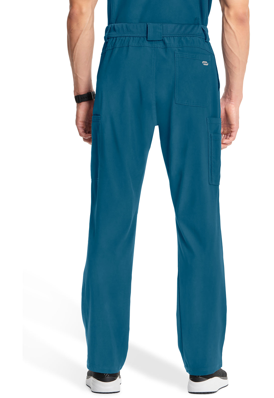 Cherokee CKE200A Men's Fly Front Pant - Caribbean Blue (back)