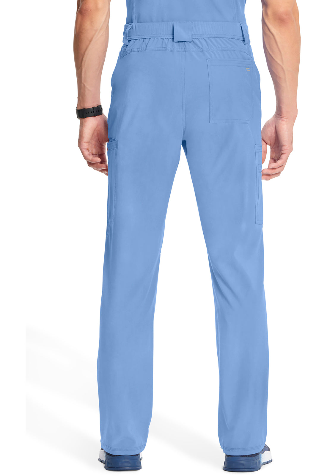 Cherokee CKE200A Men's Fly Front Pant - Ciel (back)