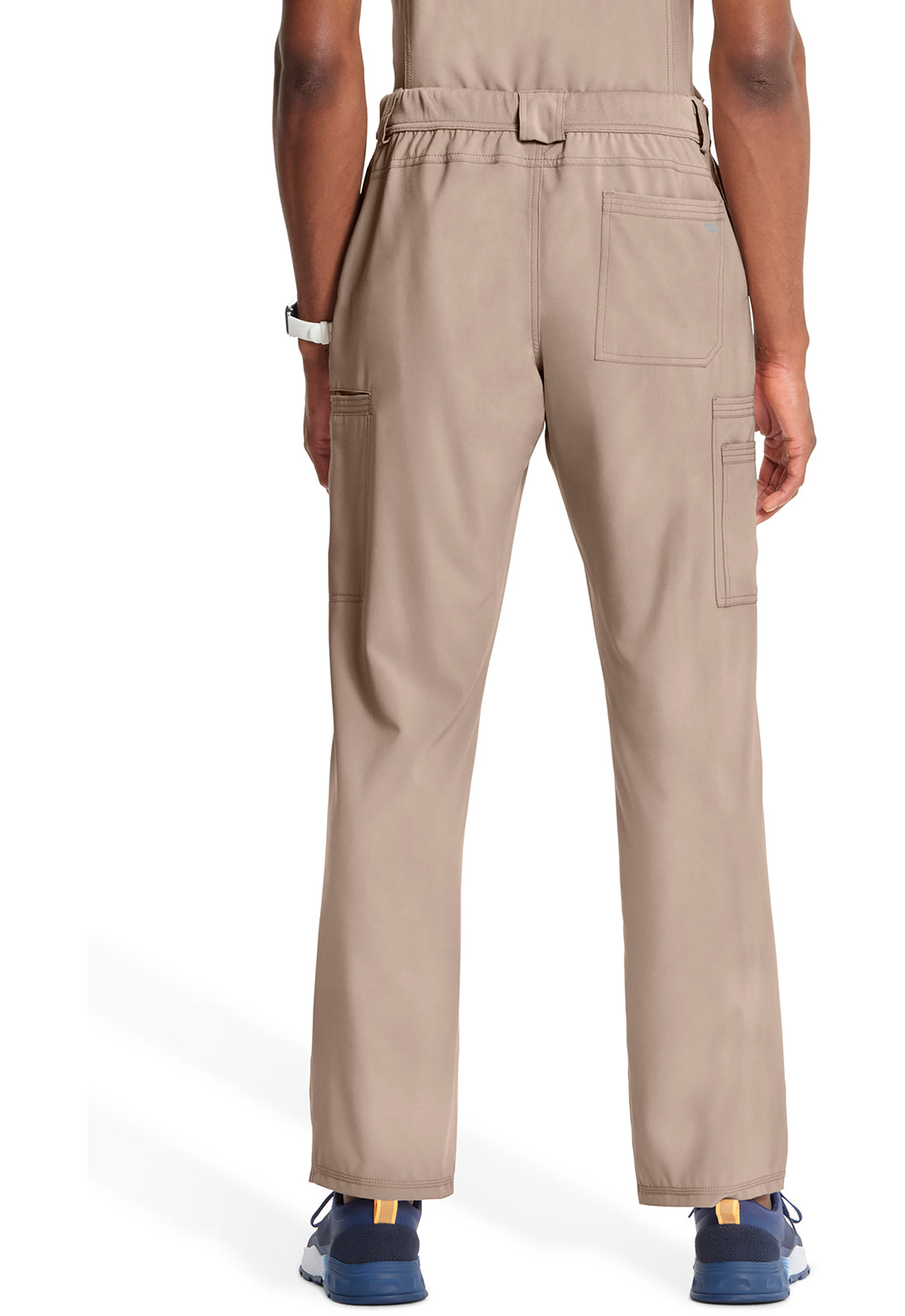 Cherokee CKE200A Men's Fly Front Pant - Khaki (back)