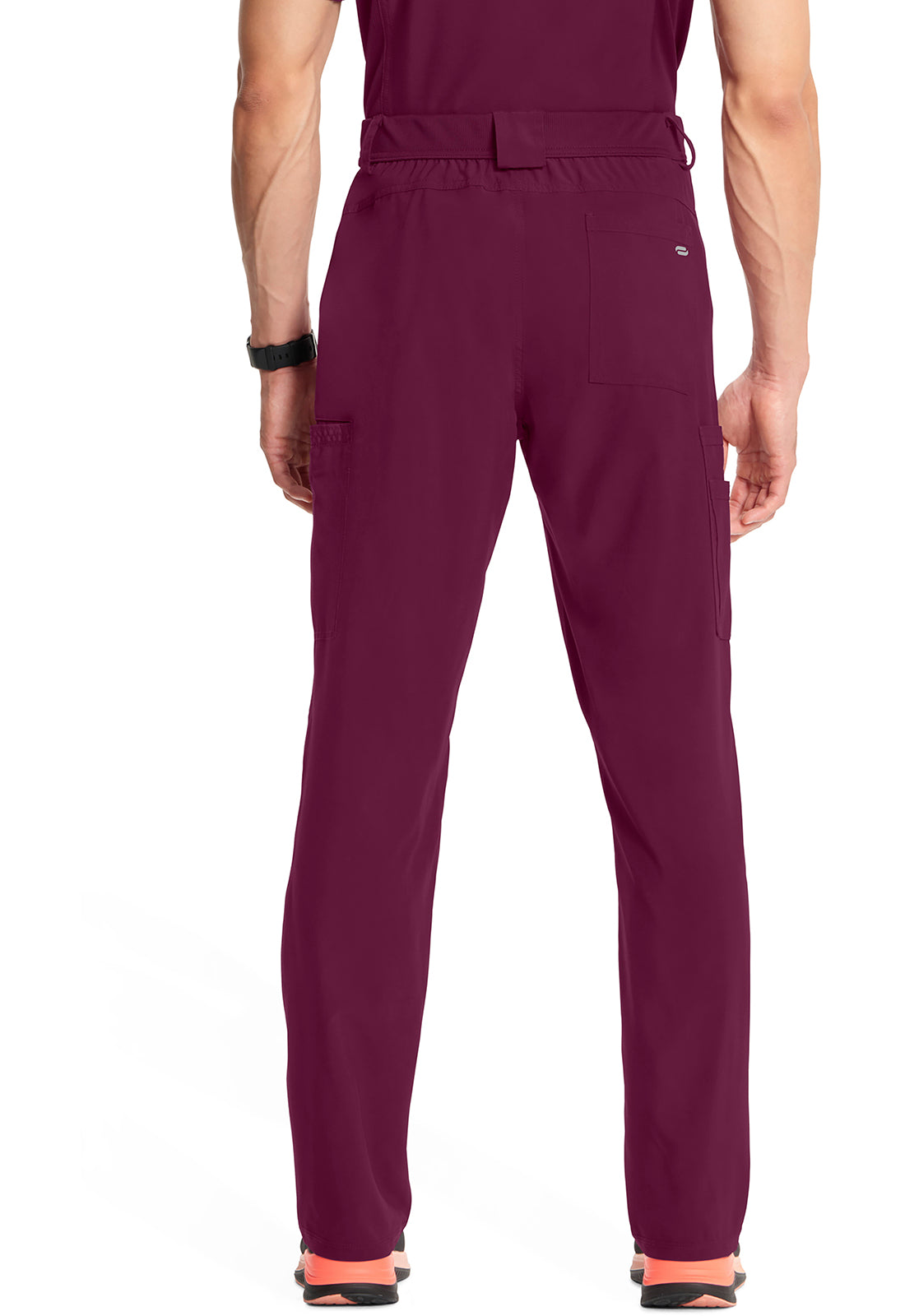 Cherokee CKE200A Men's Fly Front Pant - Wine (back)
