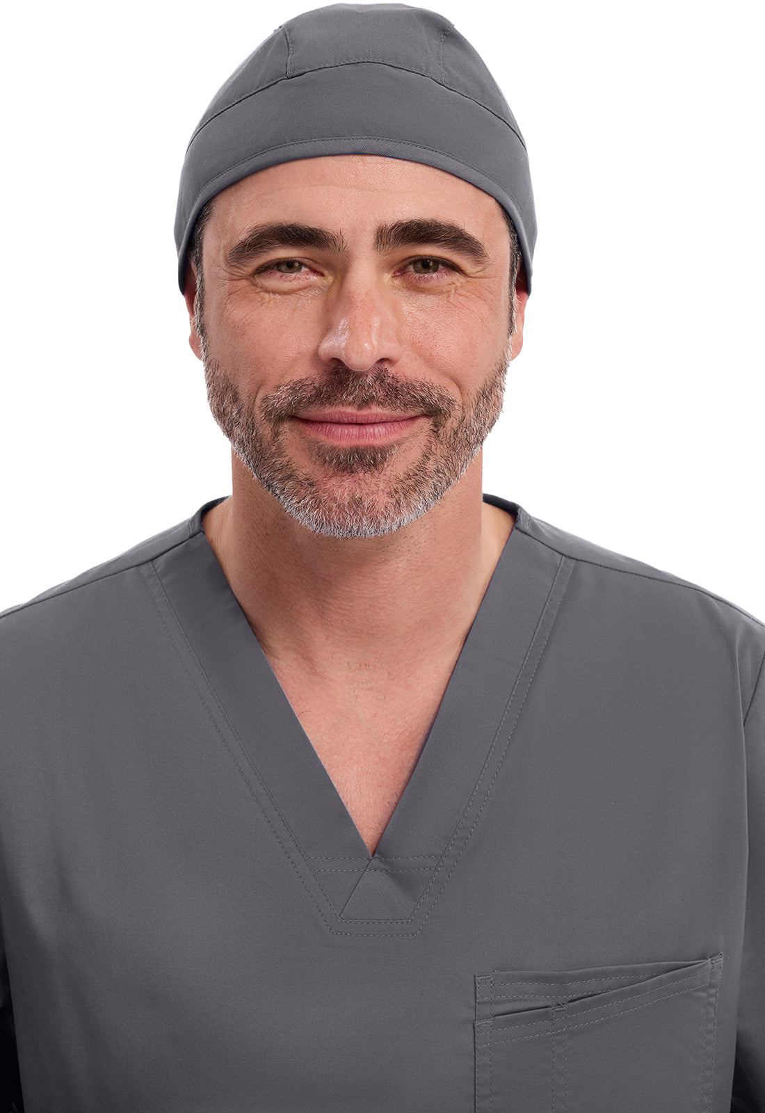 Cherokee CKE2506 Scrubs Hat - Pewter (front)