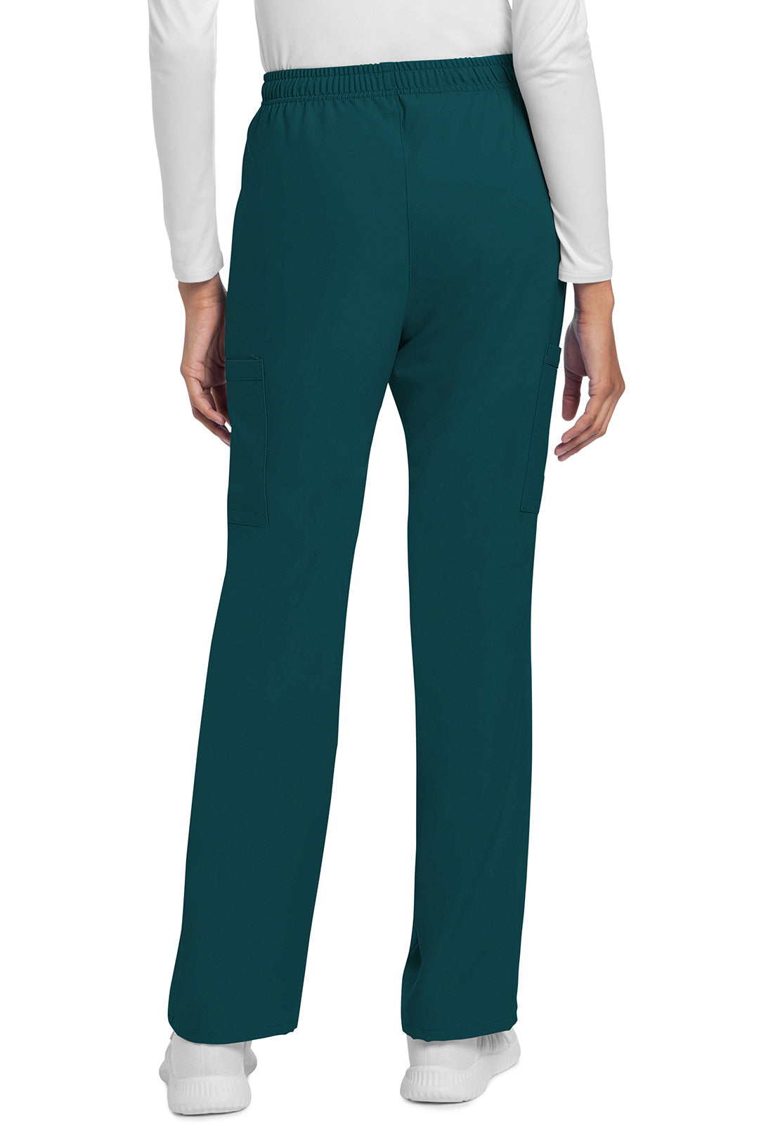 Cherokee CKE272A Straight Leg Trouser Pant - Caribbean Blue (back)