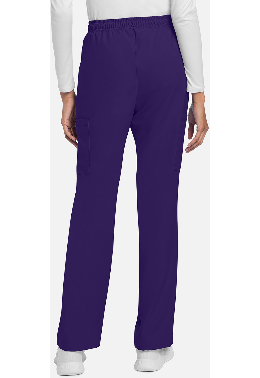 Cherokee CKE272A Straight Leg Trouser Pant - Grape (back)