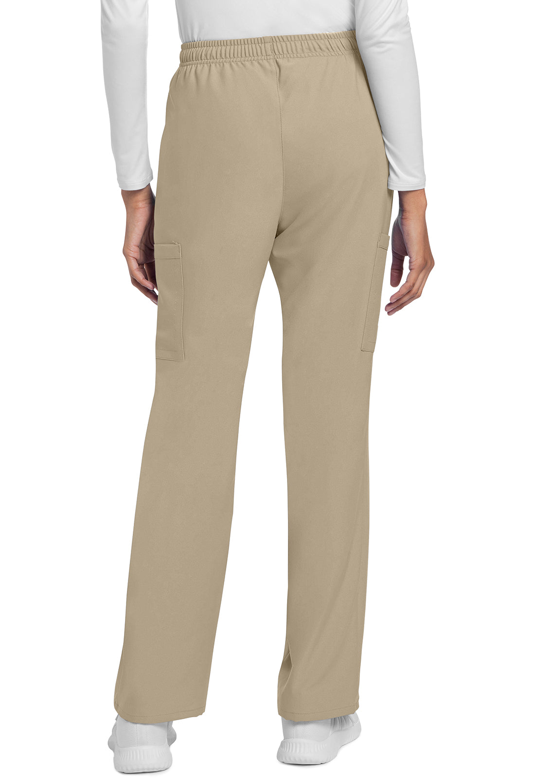 Cherokee CKE272A Straight Leg Trouser Pant - Khaki (back)