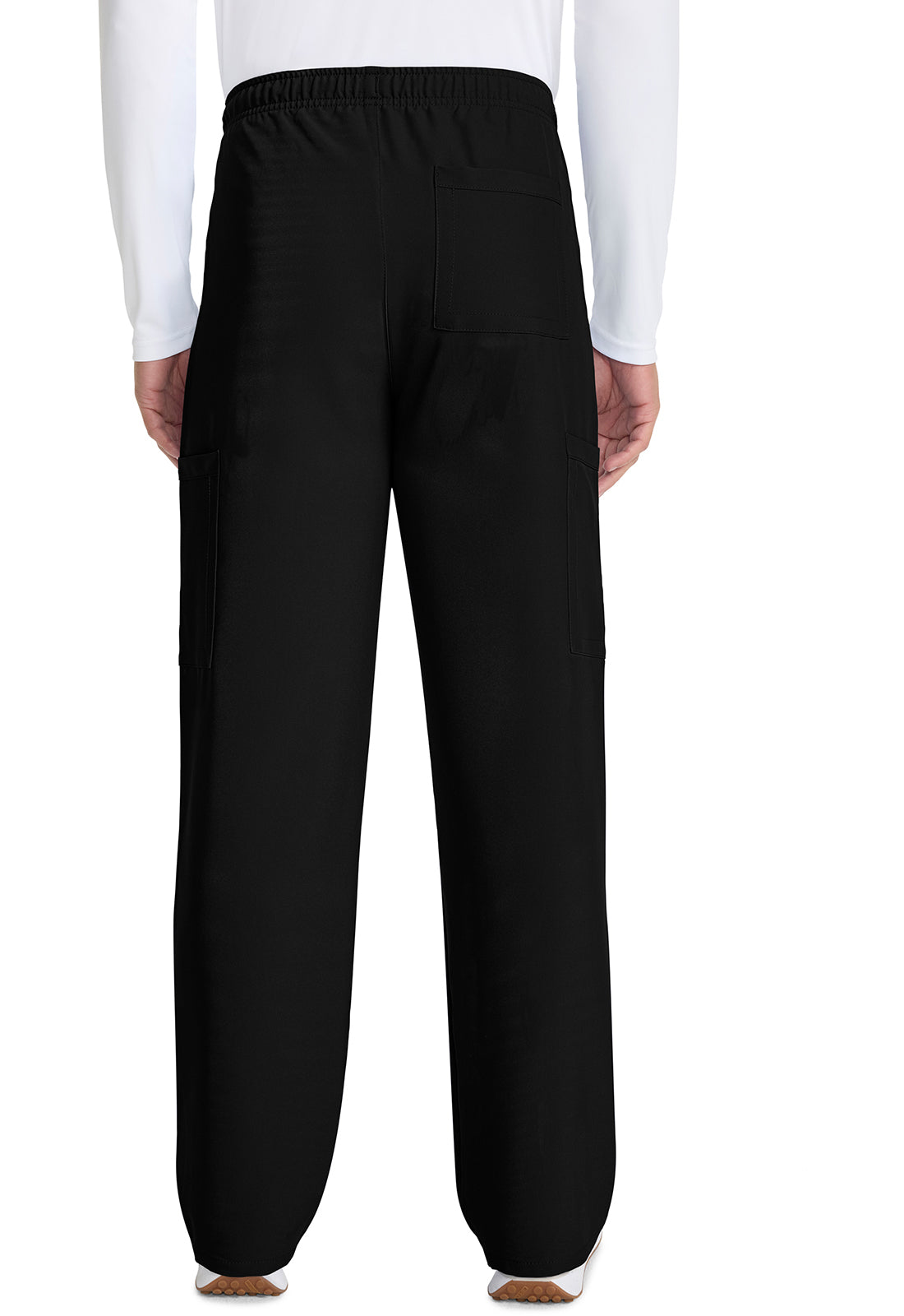 Cherokee CKE280A Unisex Drawstring Straight Leg Pant - Black (back)