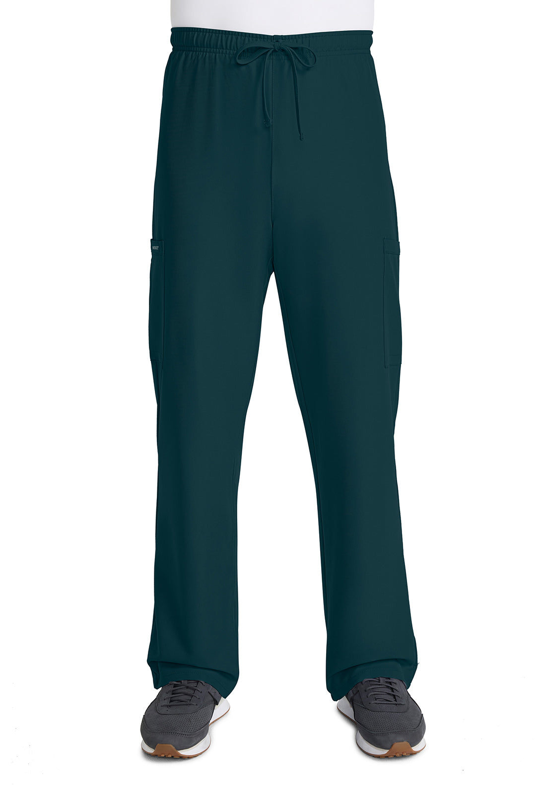 Cherokee CKE280A Unisex Drawstring Straight Leg Pant - Caribbean Blue (front)
