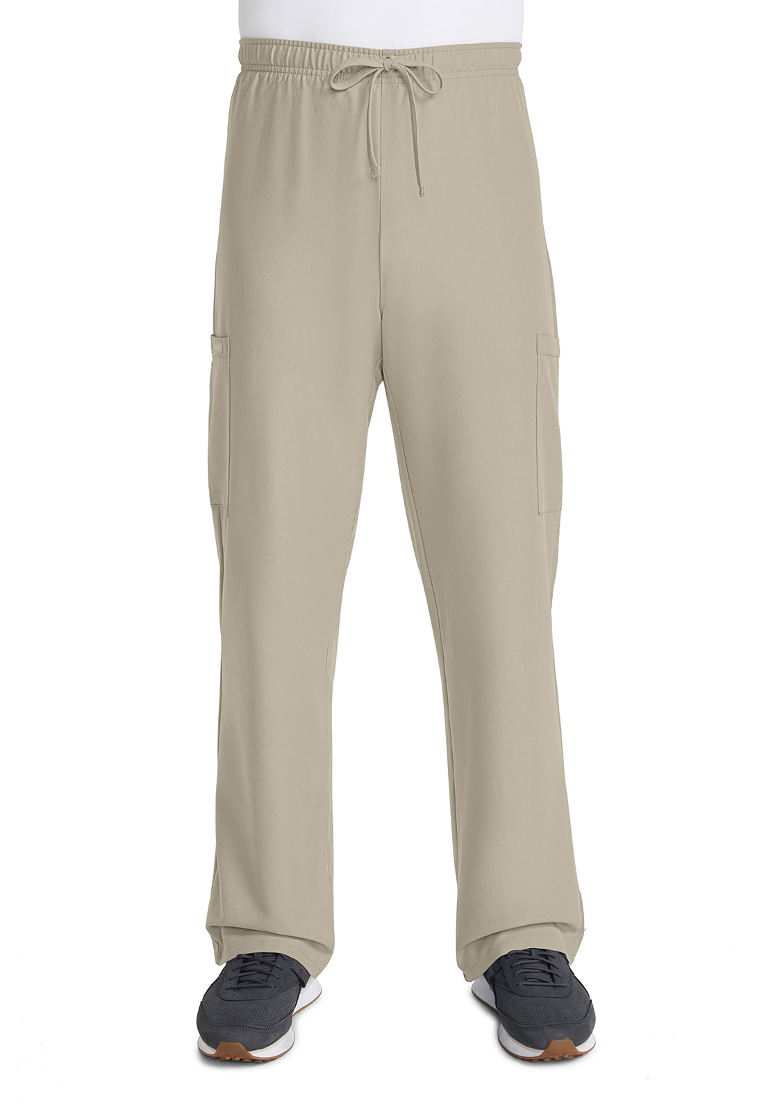 Cherokee CKE280A Unisex Drawstring Straight Leg Pant - Khaki (front)