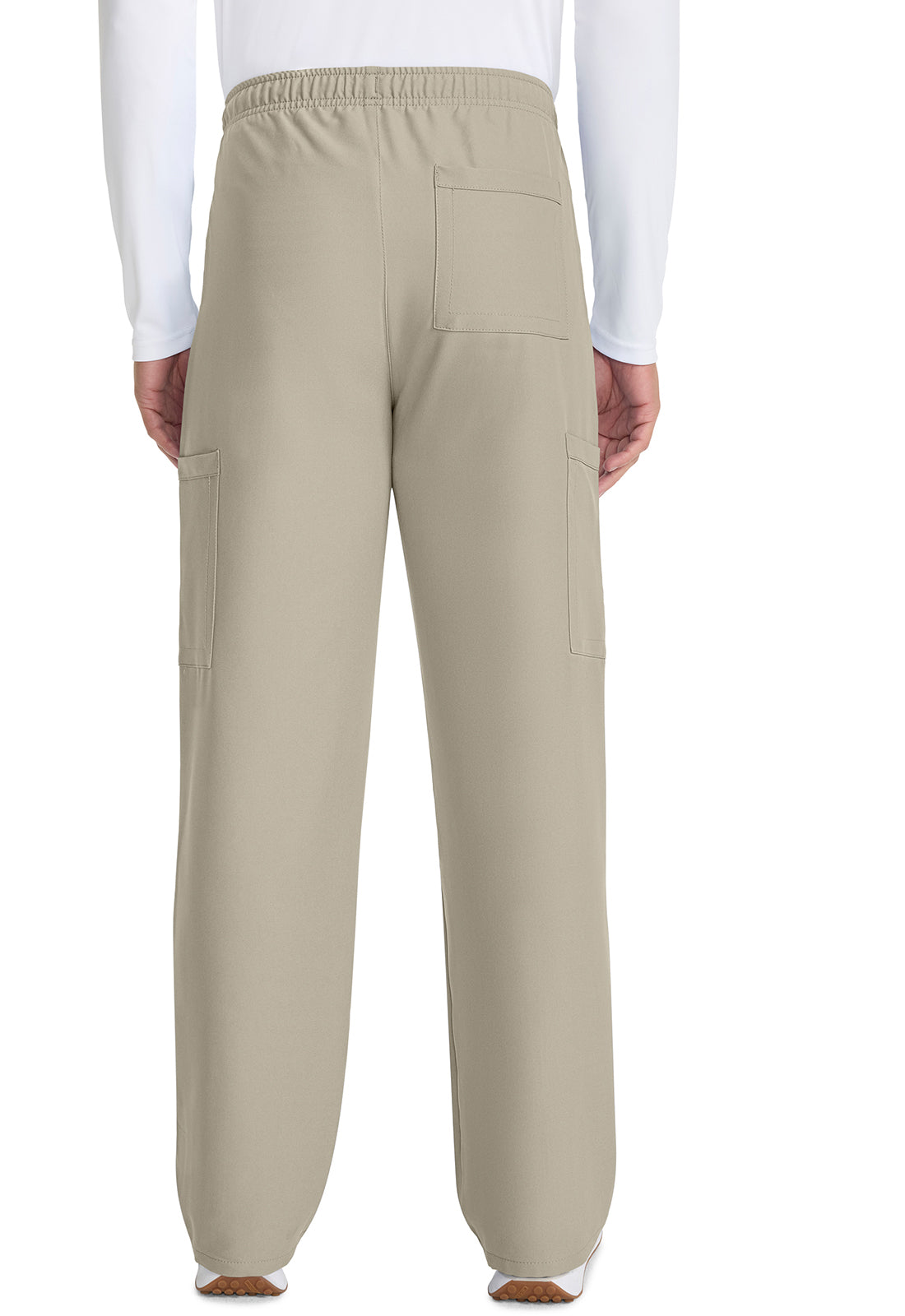 Cherokee CKE280A Unisex Drawstring Straight Leg Pant - Khaki (back)