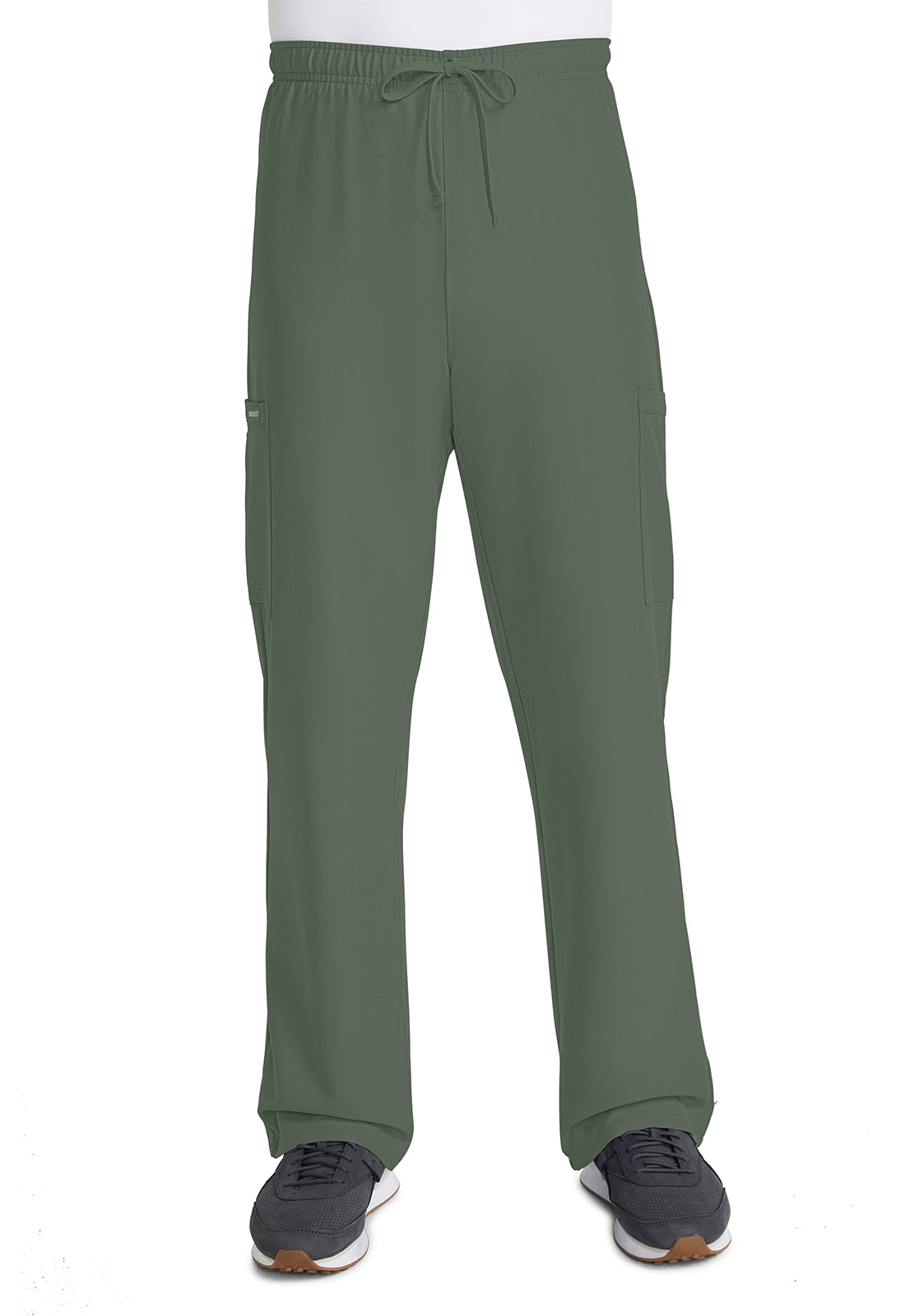 Cherokee CKE280A Unisex Drawstring Straight Leg Pant - Olive (front)