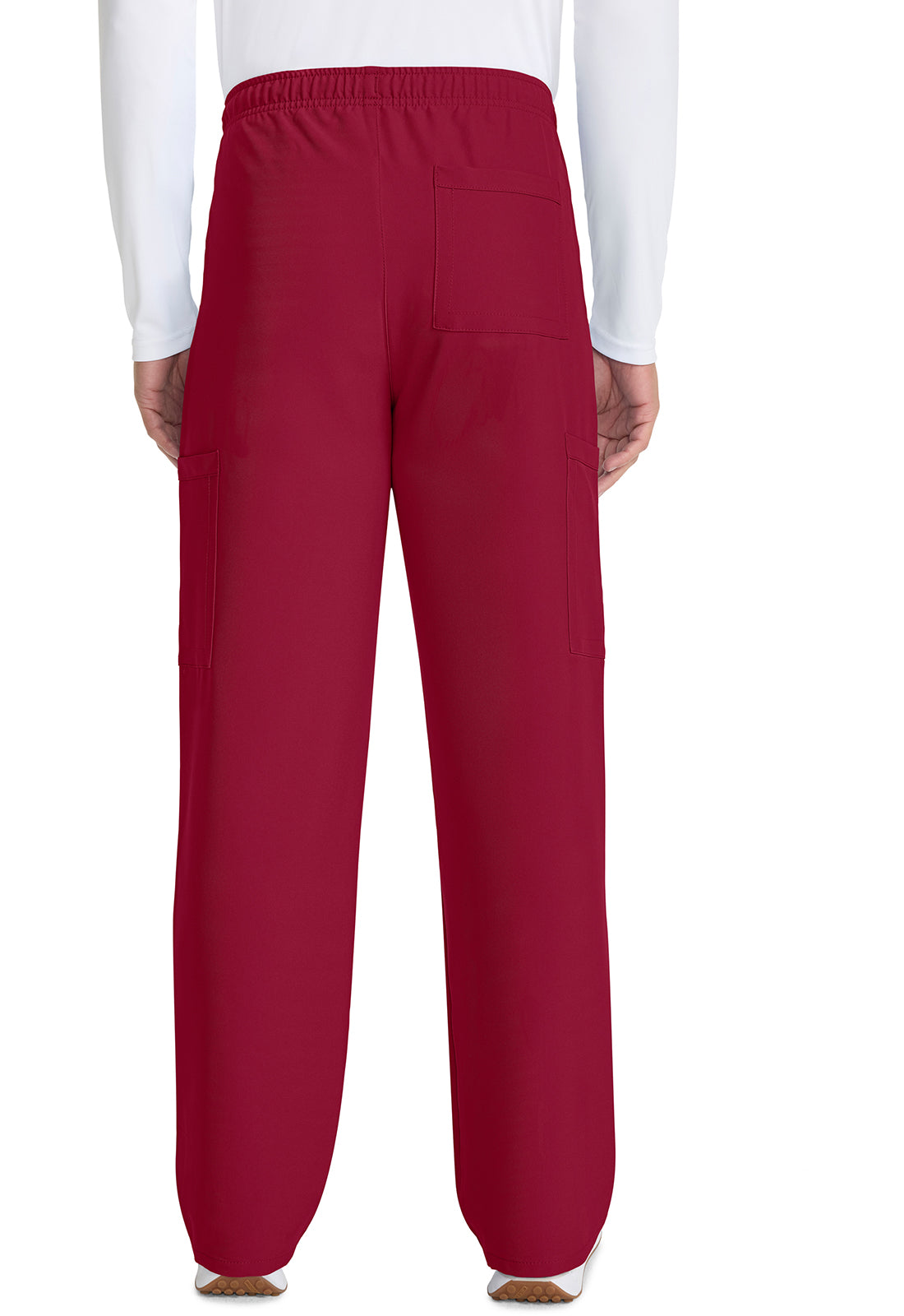 Cherokee CKE280A Unisex Drawstring Straight Leg Pant - RED (back)