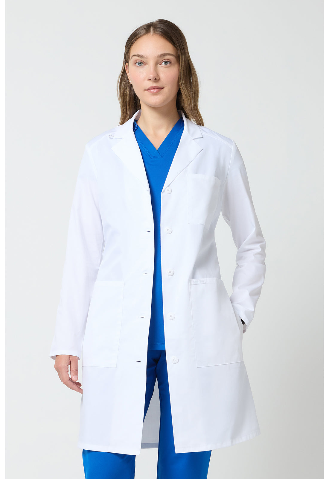 Cherokee CKE421 37" Lab Coat - White (front)