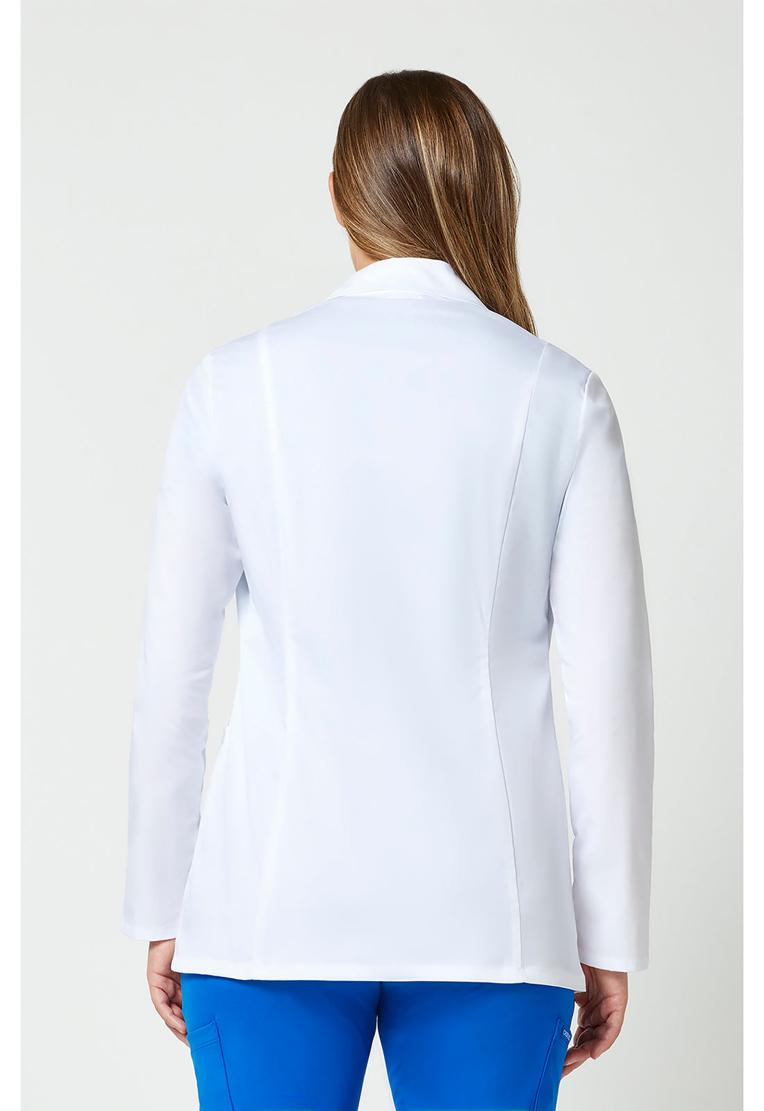 Cherokee CKE451 28" Consulation Coat - White (back)