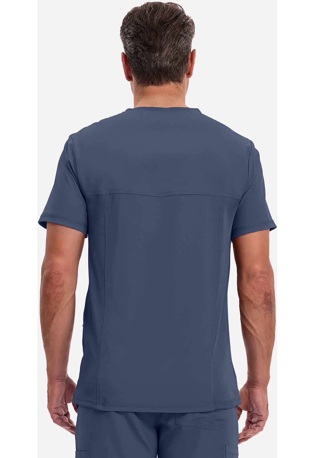 Cherokee CKE900A Men's V-Neck Top - Navy (back)