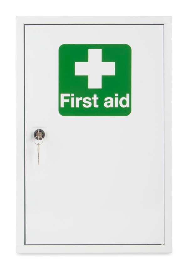 Click Medical Single Door Metal First Aid Cabinet, main product image