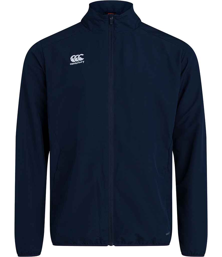 Canterbury Club Track Jacket in Navy, front view