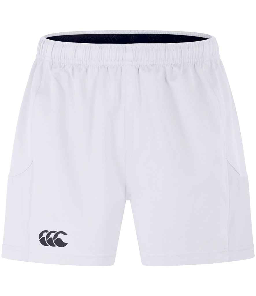 Canterbury Advantage 2.0 Shorts in White, front view
