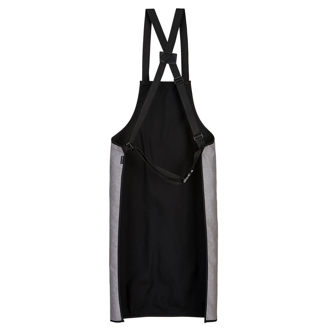 Portwest CR01 Cut Resistant Bib Apron in Grey, back view