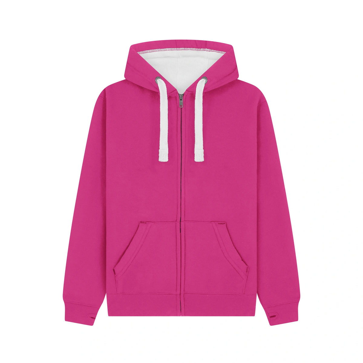 Cotton Ridge W81PF Comet Ultra Premium Zip Hoodie in Cerise, front view