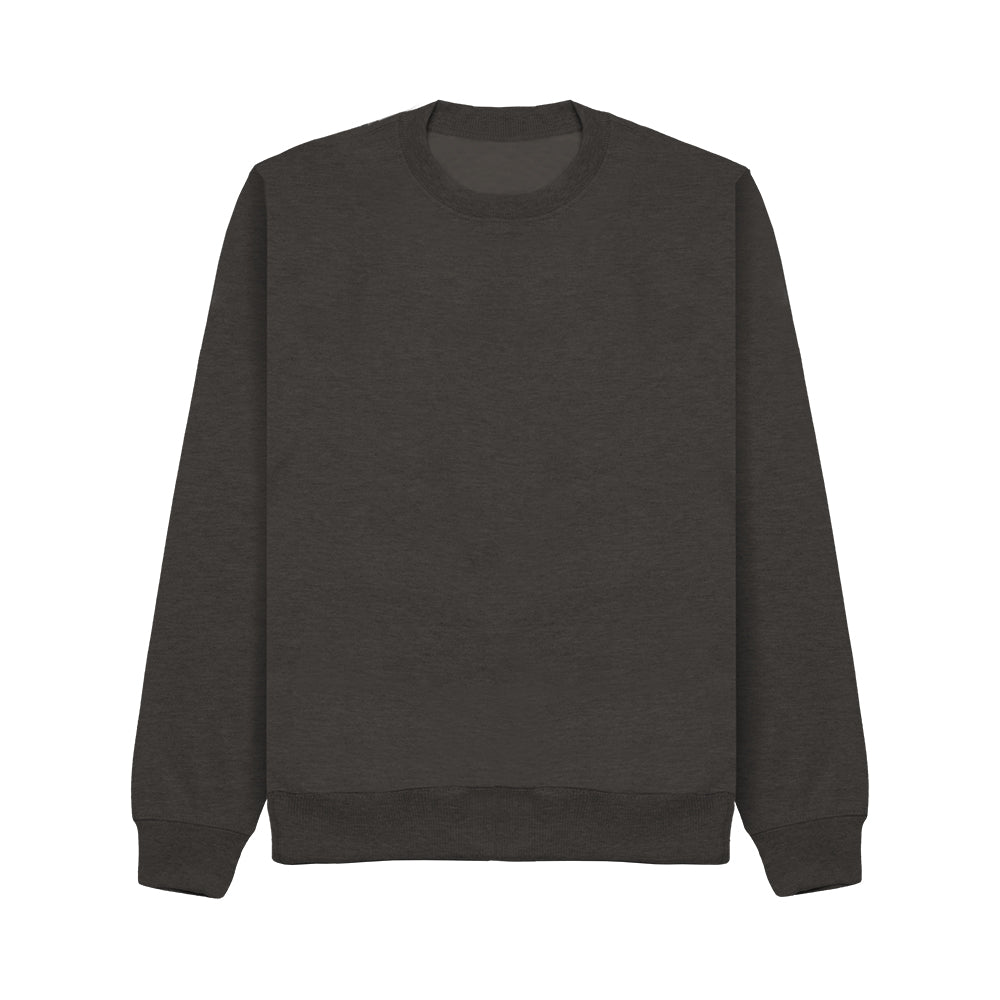Cotton Ridge CR03K Solar Kids Comfort Cut Sweatshirt in Charcoal Melange