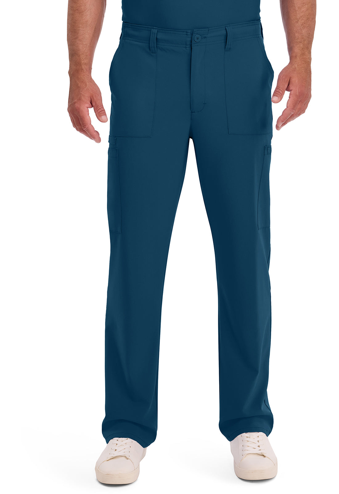 Dickies DKE015 Men's Natural Rise Drawstring Pant - Caribbean Blue (front)