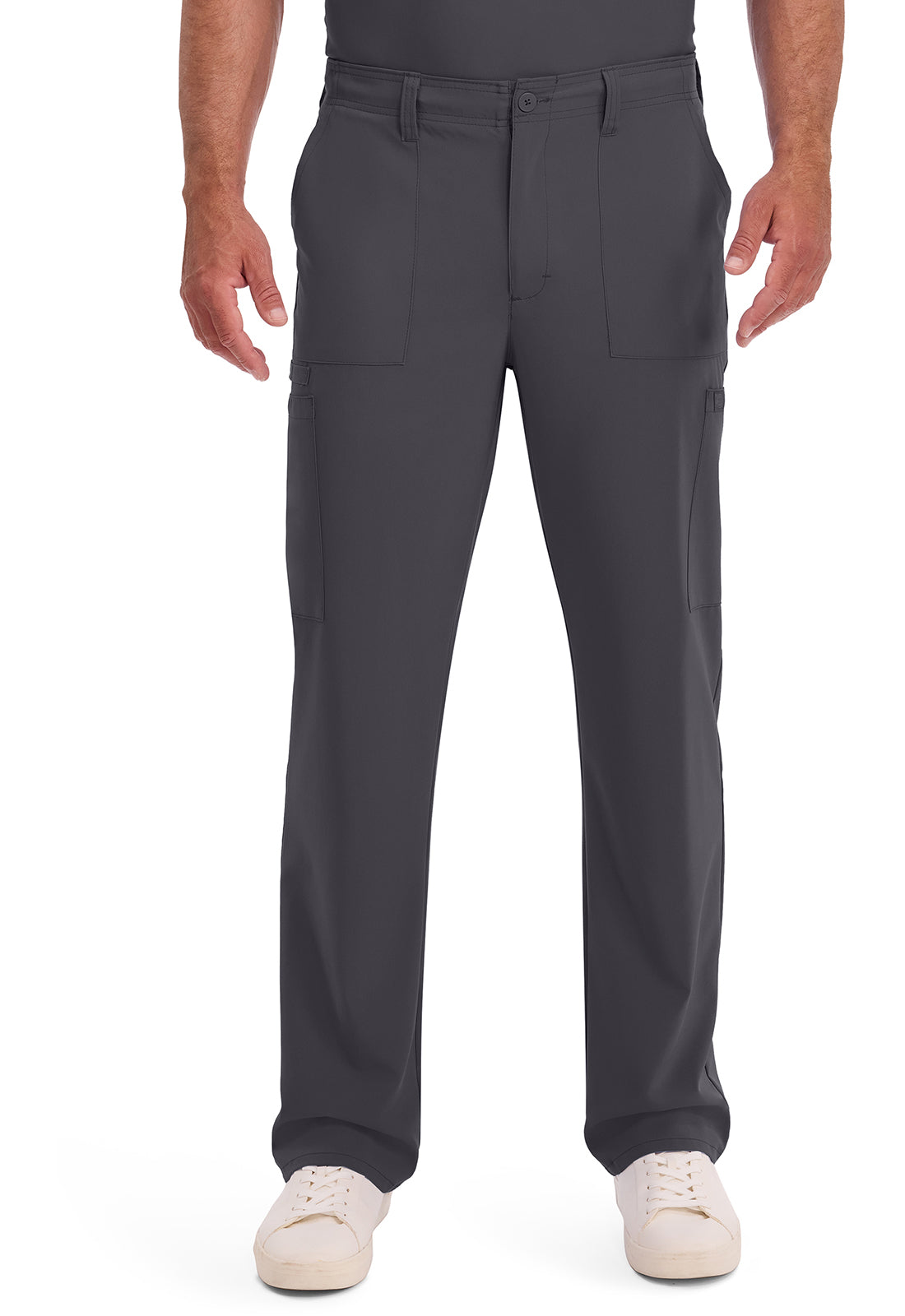 Dickies DKE015 Men's Natural Rise Drawstring Pant - Pewter (front)