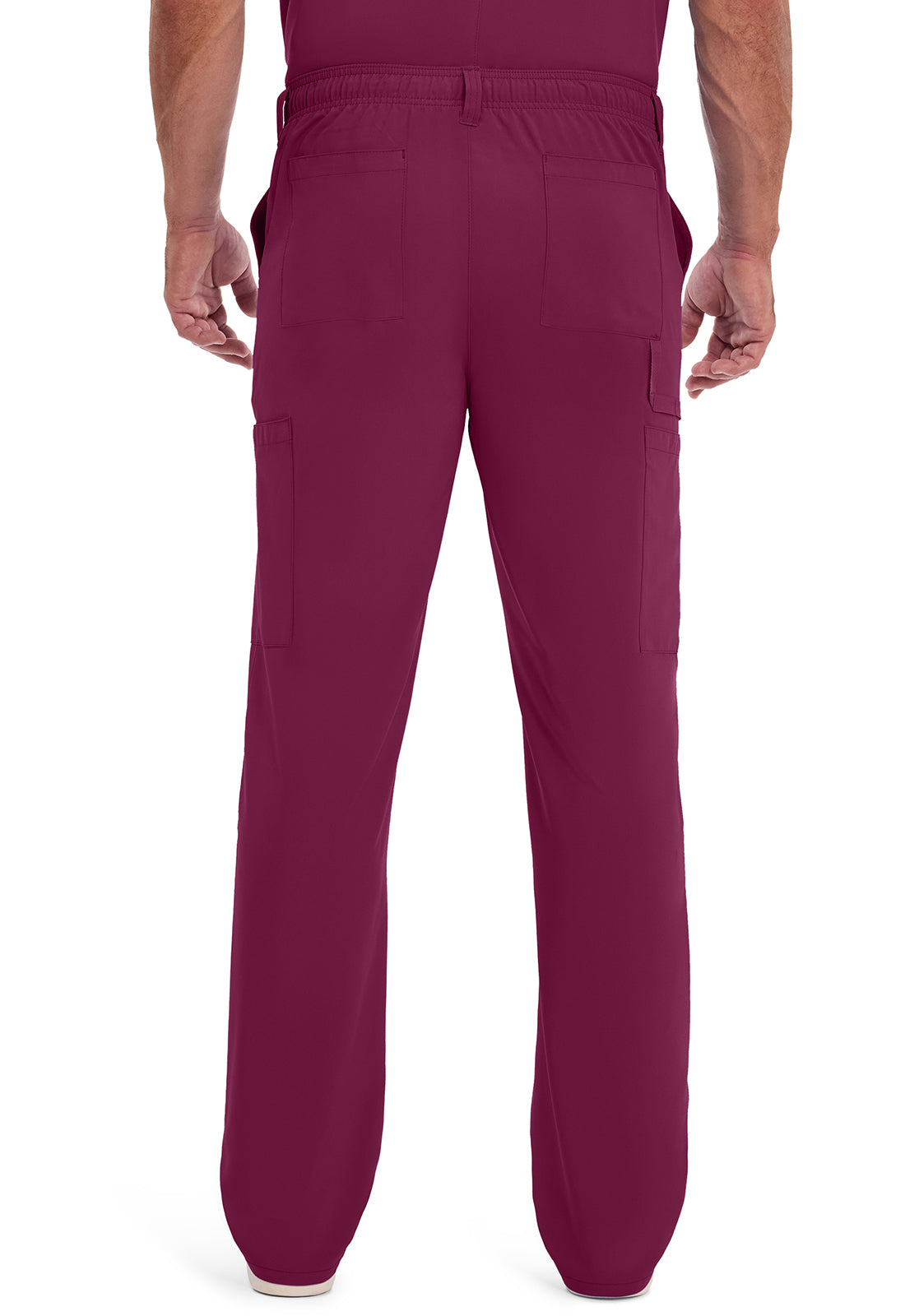 Dickies DKE015 Men's Natural Rise Drawstring Pant - Wine (back)