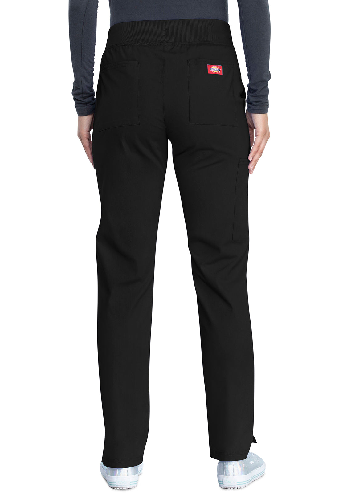 Dickies DKE125 Mid Rise Tapered Leg Pull-on Pant - Black (back)
