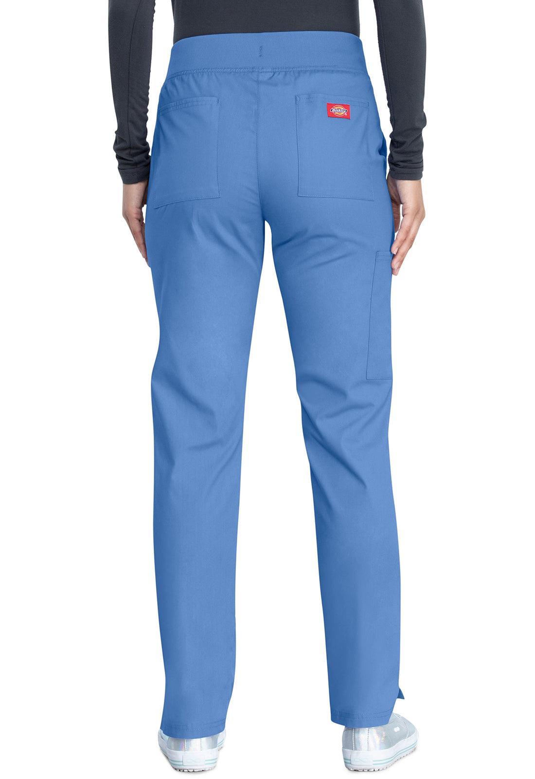 Dickies DKE125 Mid Rise Tapered Leg Pull-on Pant - Ciel (back)