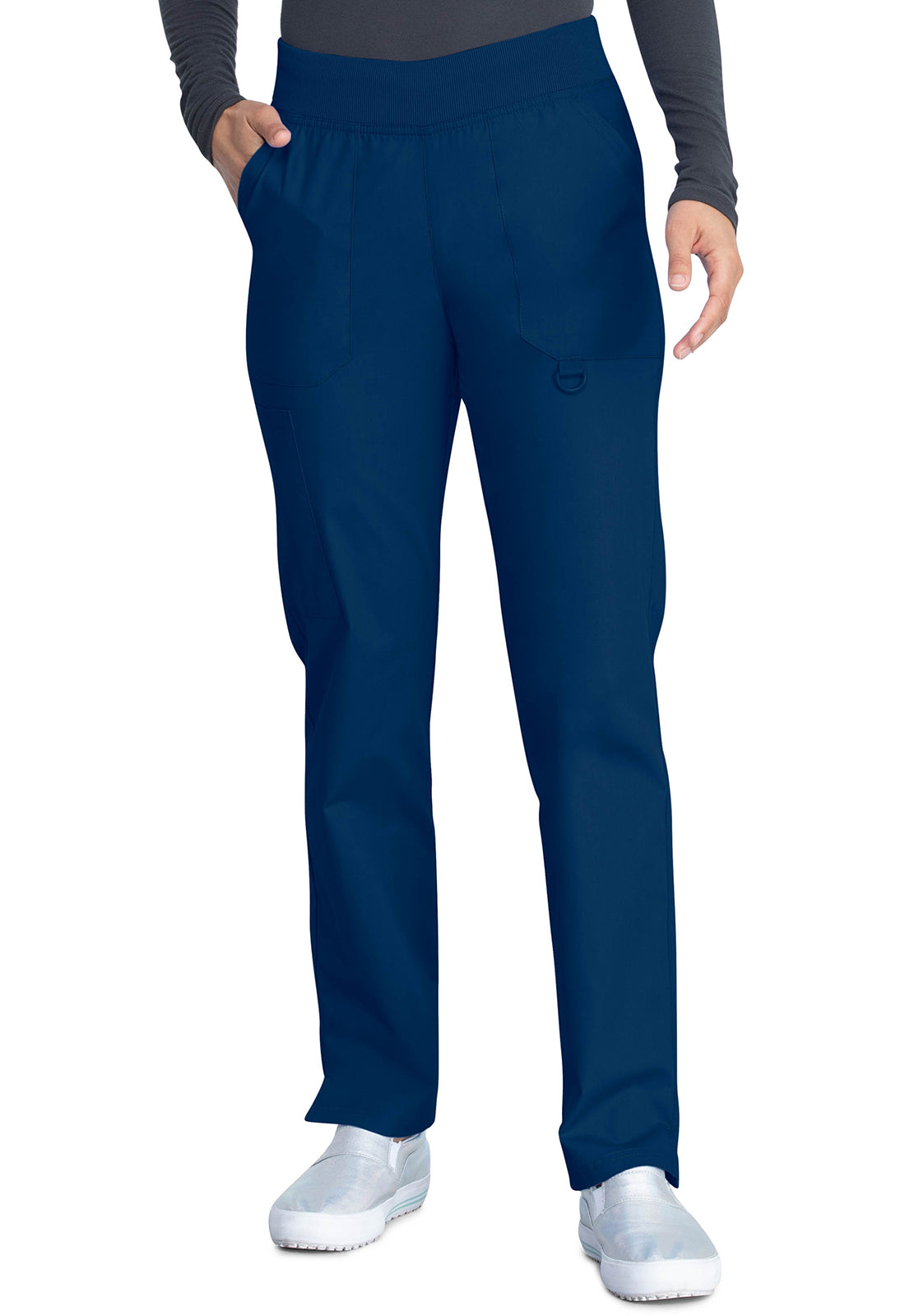 Dickies DKE125 Mid Rise Tapered Leg Pull-on Pant - Navy (front)