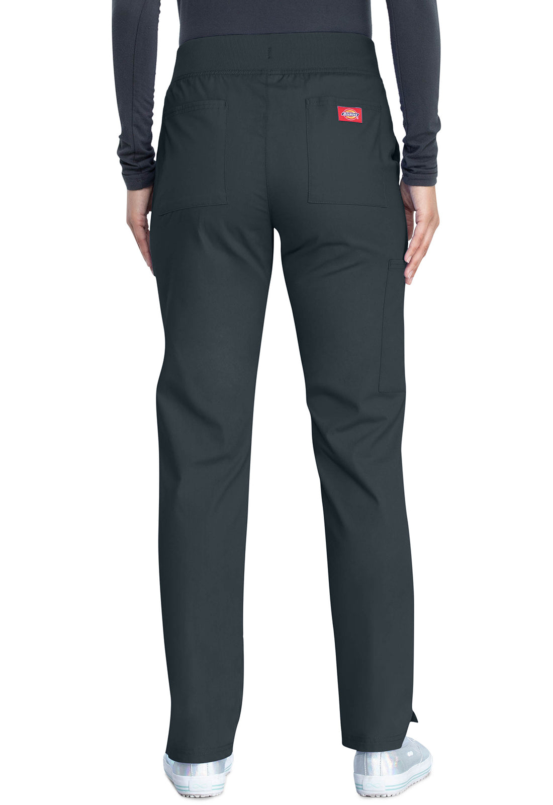 Dickies DKE125 Mid Rise Tapered Leg Pull-on Pant - Pewter (back)