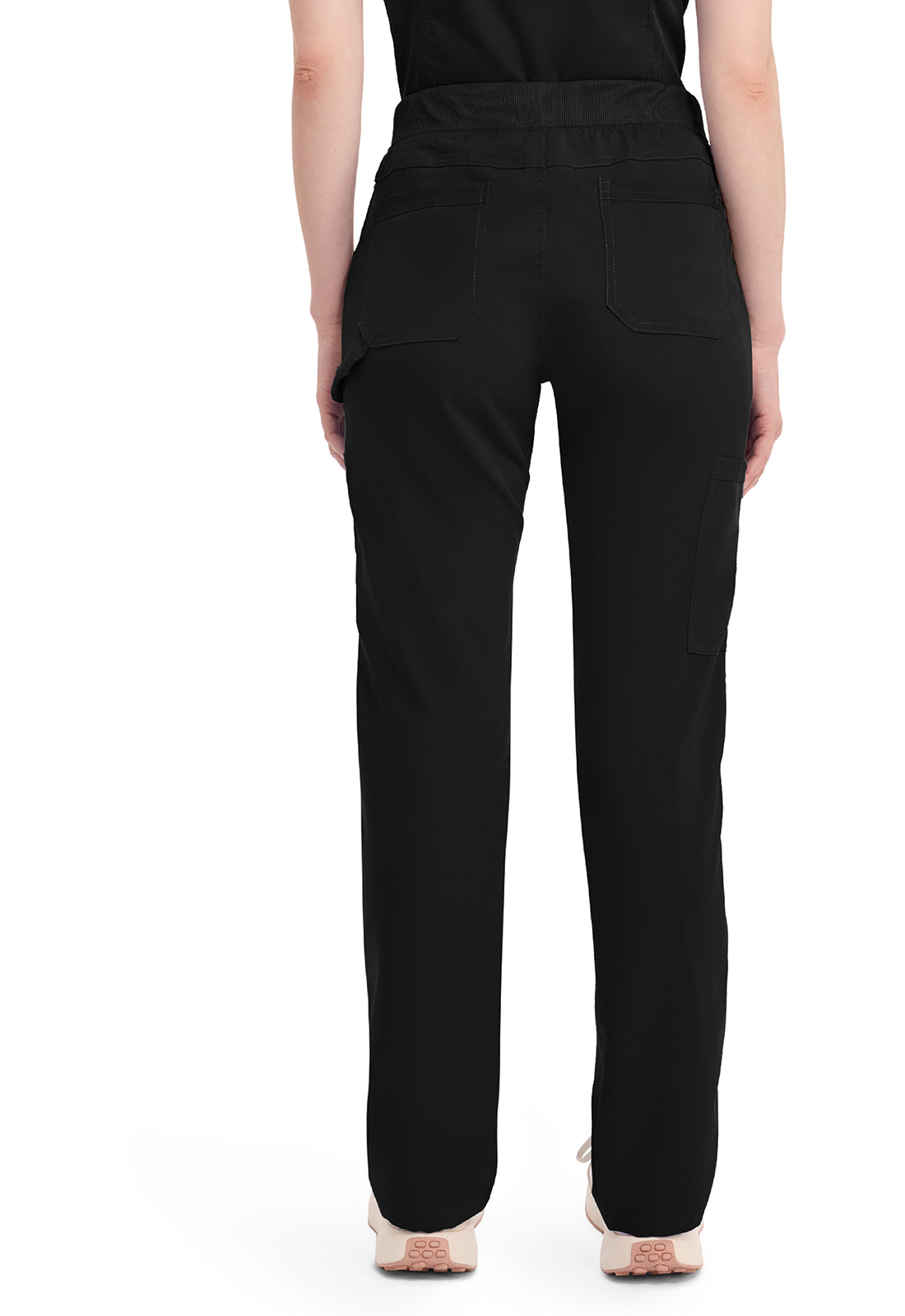 Dickies DKE135 Mid Rise Tapered Leg Pull-on Pant - Black (back)